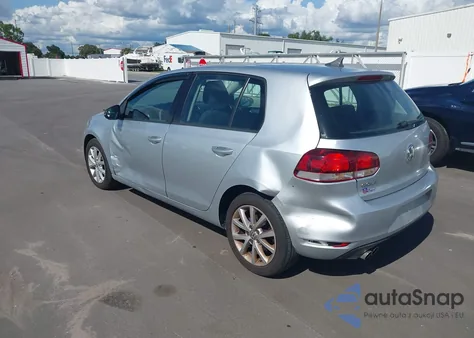 2010 Volkswagen Golf 4-Door из США, поврежденный, VIN WVWDA7AJ9AW269269